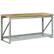 VIC NEW Stratco Heavy Duty Bench With Timber Top