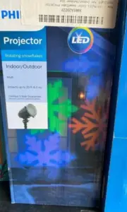 MULTI COLOR CHRISTMAS PHILIPS SNOWFLAKE PROJECTION LIGHT NEW IN BOX SHIPS FAST