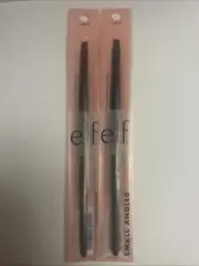 e.l.f. Small Angled Brush For Lips And Eyes - Set Of 2