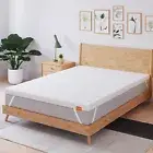 Double Gel Memory Foam Mattress Topper - Premium Cooling Sleep & Pressure Relief
