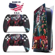Terrifier 3 Art the Clown PS5 Skin Playstation Console & Controller Vinyl Wrap