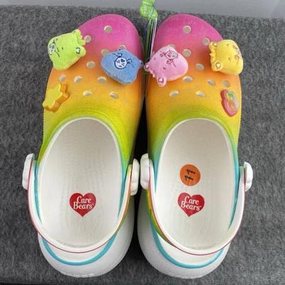 CROCS x Care Bears Crush Clog 'Light On' 210103 Size Women's 11 Men's 9 NWT