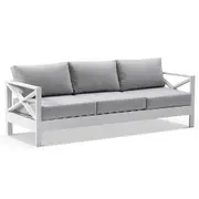 Kansas 3+2+1+1 seater Outdoor Aluminium Lounge Set with Coffee Table - Outdoor Aluminium Lounges