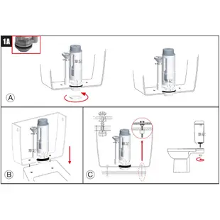 SIAMP 兩段式落水器(雙體馬桶用) CBK-MSE-LTV-2