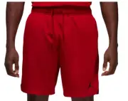 Jordan Shorts Mens Large Nike Dri FIT Sport Jumpman Mesh Basketball Red FN5816