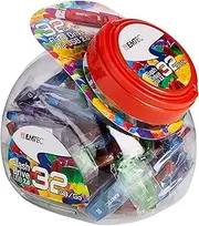Emtec C410 Color Mix 32GB USB 2.0 Flash Drive Candy Jar (80 Pieces)