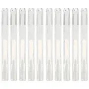 10 Pcs Nail Polish Pen Oil with Brush Lip Gloss Tubes Wand Travel Empty