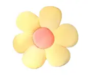 Cushions & Decorative Pillows Plush Yellow Flower Shape Stuffed Soft Pillow Seat Cushion For Room Decor 30 35Cm
