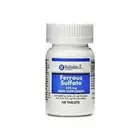 Reliable-1 Laboratories Ferrous Sulfate 325 mg, Iron Supplement 100 Tablets x 2
