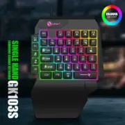 Wireless Bluetooth Mini Keyboard 2.4G Dual Mode Backlit English