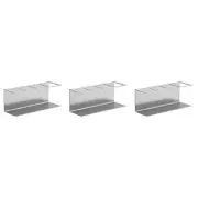3 PCS Hanger Toothpaste Holder Electric Toothbrush Wall Mounted