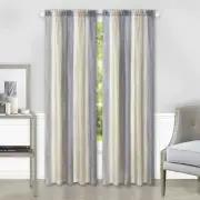Ombre Light Filtering Window Curtain Panel - 50 Inch Width, 63 Inch Length, 2...