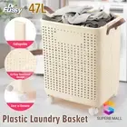 Foldable Laundry Basket Washing Clothes Storage Hamper Bin Organiser Container