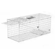 Animal Trap Cage Folding Humane Live Catch Possum Fox Rat Cat Rabbit Bird