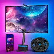 Smart LED TV Backlight with Camera - Syncs to Screen & Music for Immersive View