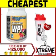 INTERNATIONAL PROTEIN AMINO CHARGED WPI 1.25kg STRAWBERRY// WHEY PROTEIN ISOLATE