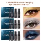 8 Colors Flatness Bright-Colored Contouring Highlight Eyeshadow Makeup Stick Set