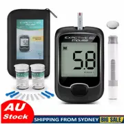 Blood Glucose Monitor Blood Sugar Meter w/ 50 Test Strip Diabetes Testing Kit !