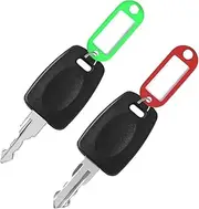 [BOTISY] TSA007 Key TSA002 Key Luggage Keys Master Luggage Key TSA Locks for Luggage Key Padlock Luggage Key Locks (c-TSA002_1PCS+TSA007_1PCS)