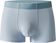 [Sunaei] Men's Ball Pouch Bulge Boxer Briefs Modal Microfiber Trunks Underwear Breathable Boxers Short Leg Comfort Undershirts