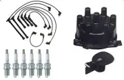 Tune Up Wires Cap Rotors & Plugs fits Nissan PATHFINDER 90-95 D21 HARDBODY 90-95