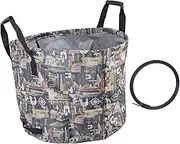 Garden Waste Bag Large Capacity Canvas Yard Leaf Bag for Outdoor Garden Lawn