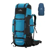 80L Travel Backpack for Outdoor Sport Camp Hiking Trekking Bag Camping Skyblue