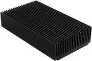 domoi Aluminum Large Heatsink 4.72 x 2.72 x 1.06 Inch /120 x 69 x 27 mm Heat Sink Cooling Black Oxide Radiator 22 Fin, 500139947
