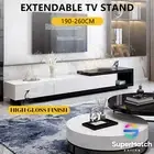 TV Stand Cabinet Entertainment Unit Console Table Storage Shelves White Black