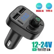 NEW Handsfree Bluetooth FM Transmitter Car Radio MP3 Adapter USB Charger G0X6