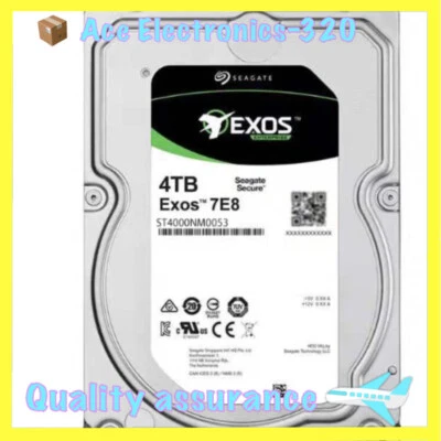 Seagate 4TB, 7200RPM Internal, 3.5" (ST4000NM0053) Hard Drive HDD