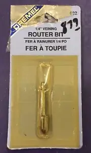 Dremel 1/4" Veining Router Bit #632 - NOS