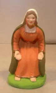 NEW Virgin kneeling, Santon Marcel Carbonel number 2