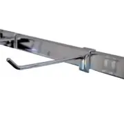 Wall Strip Crossbar Hooks: 8", Chrome - FREE SHIPPING