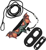 Kisangel Lizard Traction Rope Comfortable Reptile Harness for Outdoor Use Reptile Hauling Cable for Lizards Geckos Bearded Dragons Hamsters