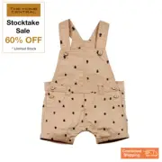 Fox & Finch Baby - Panama Bug Print Overalls
