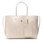 Tommy Hilfiger Women's Handbag Tote Reversible Eco-Leather Shopper+Clutch Bag