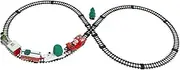 Vaguelly Electric Track Train Toy Christmas Easy to Set up No for Boys and Girls