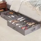 Compact Shoe Box Space-saving Cabinet Capacity Under-bed Shoes Storage Organizer