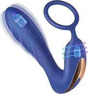 Anal plug anal vibrator with remote control, prostate men with penis ring penis massager butt plug masturbate anal dildo butt plug sex toy for men