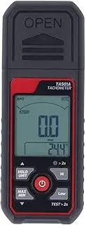 Digital Tachometer Non Photoelectric Speed Meter Monitor ABS Black