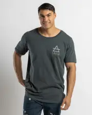 [Lucid] Lucid Men's Engrave T-Shirt in Petrol Green Size Small S Petrol Green