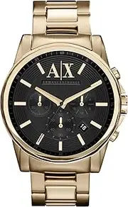 AX Armani Exchange Chronograph Watch for Men with Leather, Stainless Steel or Silicone Band