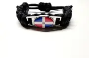 Dominican Heritage Pride Adjustable Fashion Bracelet Dominican Republic Flag