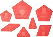 Paper Pieces Acrylic Fabric Cutting Template for Tula Nova (7 Piece Set)