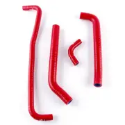 4PCS Red For 02-2003 Cannondale Speed Cannibal Blaze 440 Silicone Radiator Hose