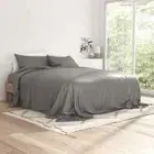 100% Bamboo Bed sheets Set of 3, Ultra Soft ( 1 Bedsheet and 2 Pillow Covers)