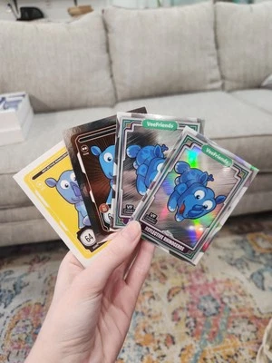 Reflective Rhinoceros - VeeFriends 4 Card Bundle - Series 2 & Topps Chrome