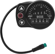Baxnore Cycle Display Meter, Speedometer with 5 Level Power Assist, Watertight Electric Cycle Computer for Modifications