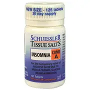 Martin & Pleasance Schuessler Tissue Salts Comb A Insomnia 125 Tablets